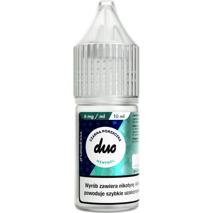 Liquid DUO 10ml - Czarna Porzeczka Menthol 6mg
