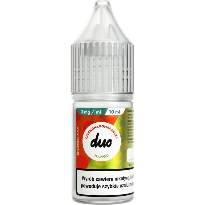Liquid DUO 10ml - Czerwona Pomarańcza Mango 3mg