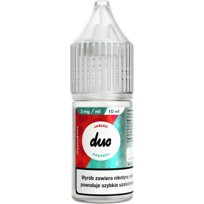 Liquid DUO 10ml - Jabłko Menthol 3mg