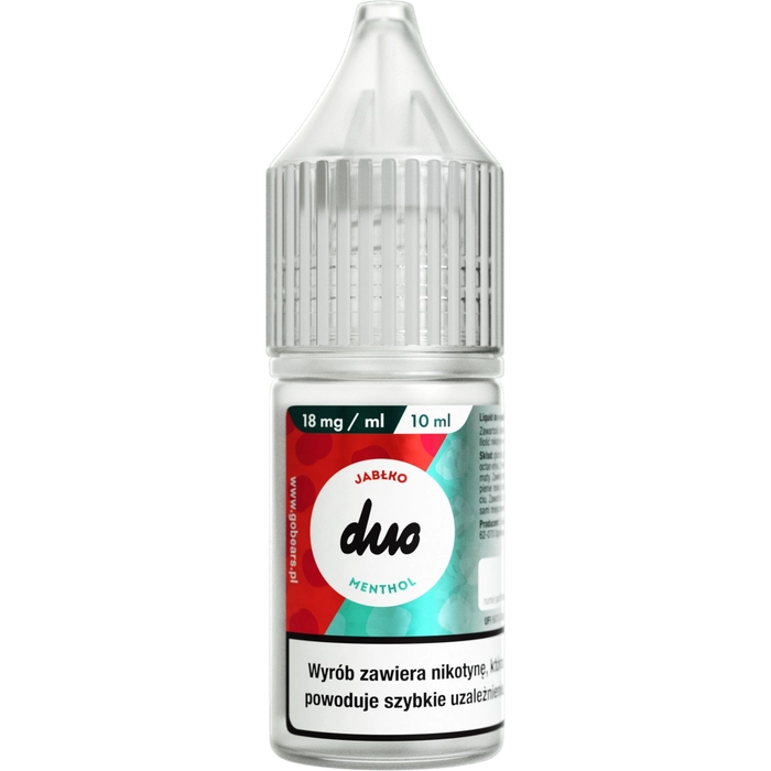 Liquid DUO 10ml - Jabłko Menthol 18mg