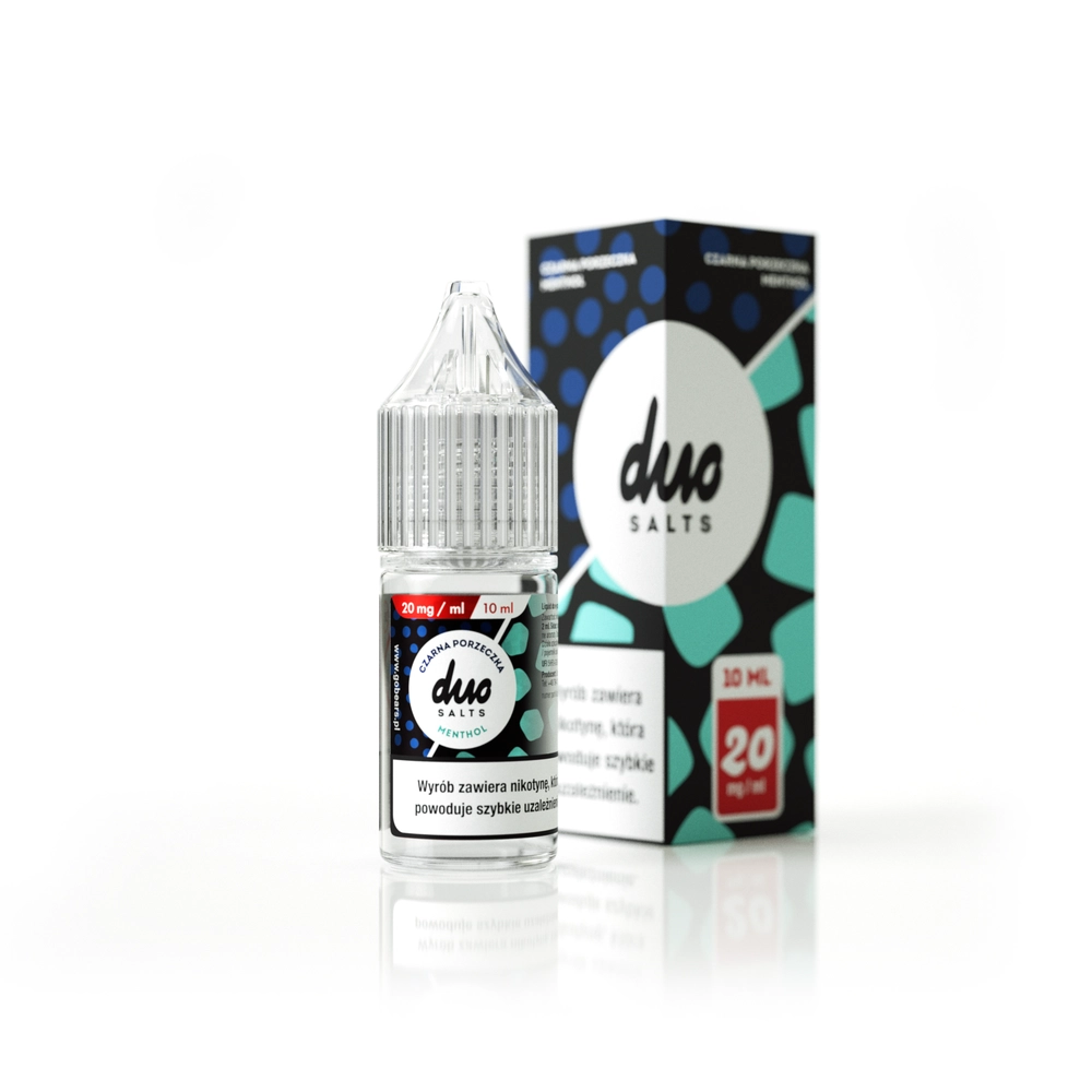 DUO Salt 10ml - Czarna Porzeczka Menthol 20mg