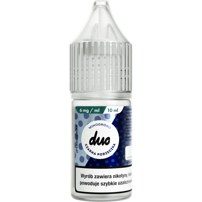 Liquid DUO 10ml - Winogrono Czarna Porzeczka 6mg