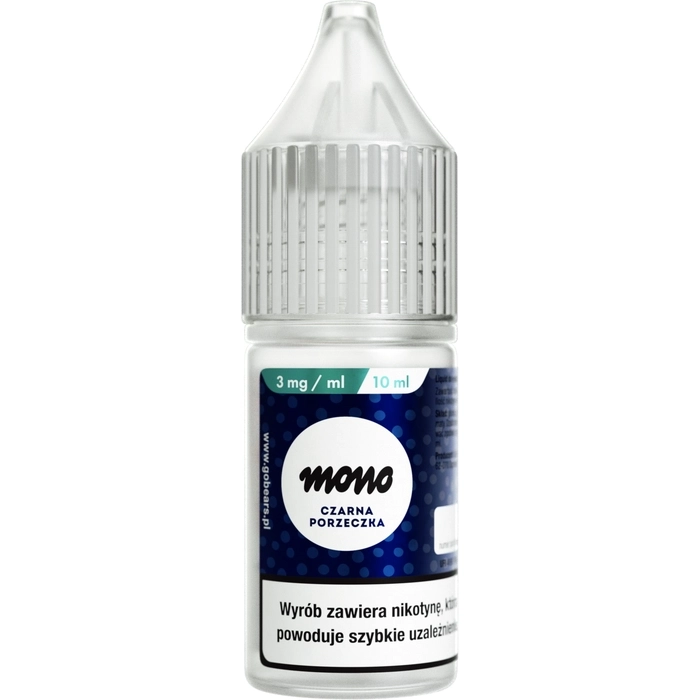 Liquid MONO 10ml - Czarna Porzeczka 3mg