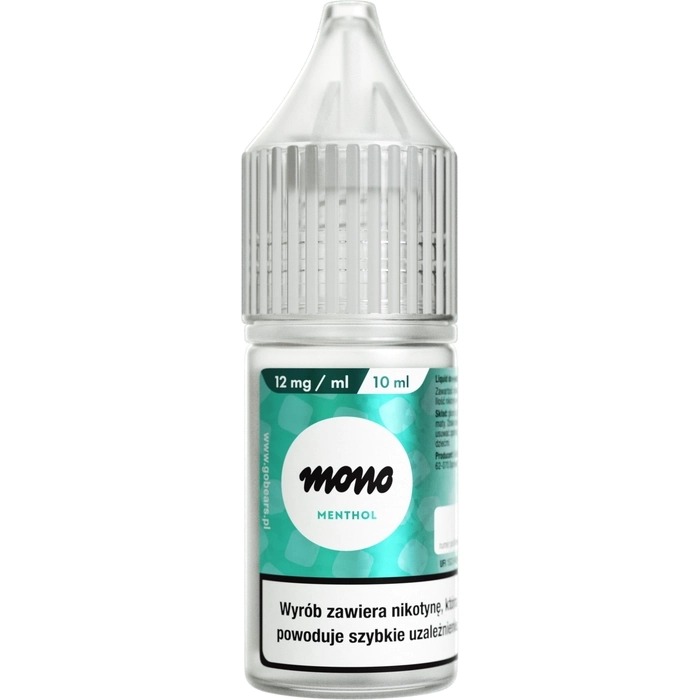 Liquid MONO 10ml - Menthol 12mg