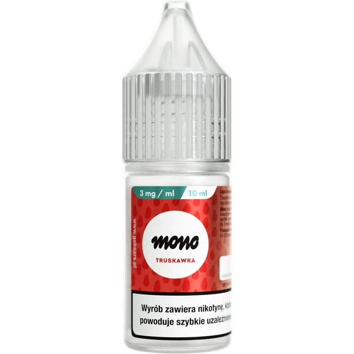 Liquid MONO 10ml - Truskawka 3mg