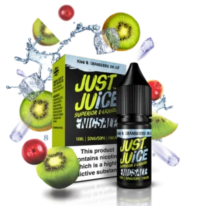 Just Juice 10ml - Kiwi & Cranberries on Ice 20mg