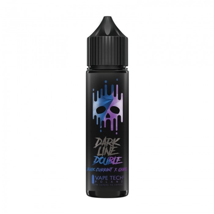 Longfill Dark Line Double 8/60ml - Black Currant Grape