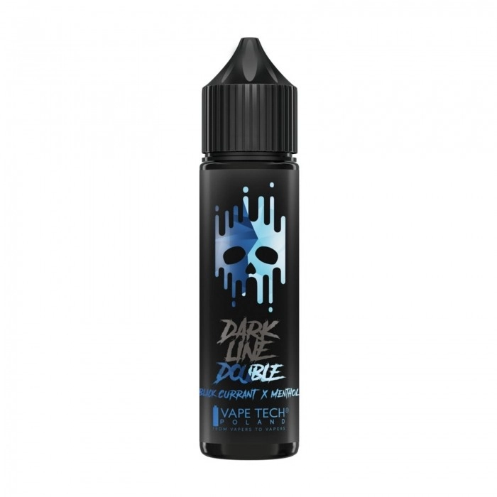 Longfill Dark Line Double 8/60ml - Black Currant Menthol