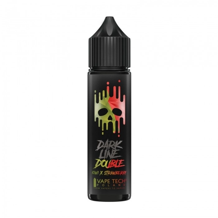 Longfill Dark Line Double 8/60ml - Kiwi Strawberry