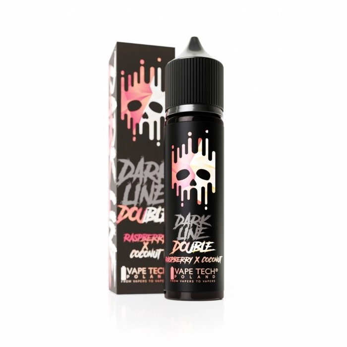 Longfill Dark Line Double 8/60ml - Raspberry Coconut