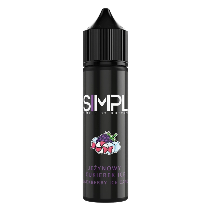 Longfill SIMPL 5/60ml - Jeżynowy Cukierek Ice