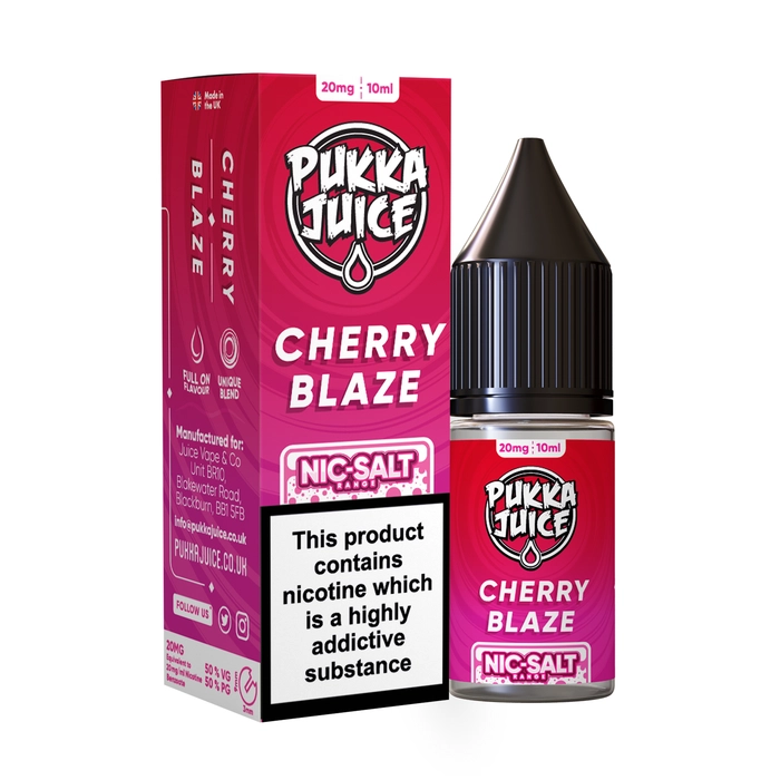 Pukka Juice Salt 10ml - Cherry Blaze 10mg