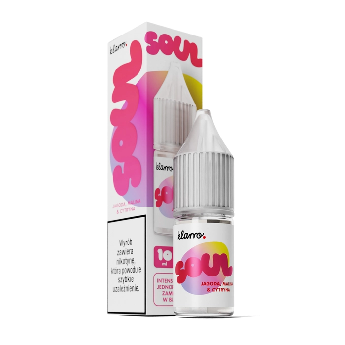 Klarro Soul Salt 10ml - Jagoda Malina Cytryna 20mg